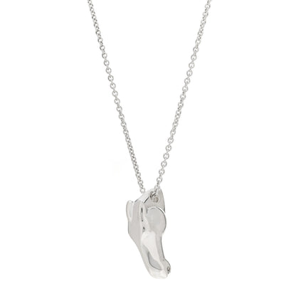 Hermes Sterling Silver PM Galop Pendant Necklace 4 of 5