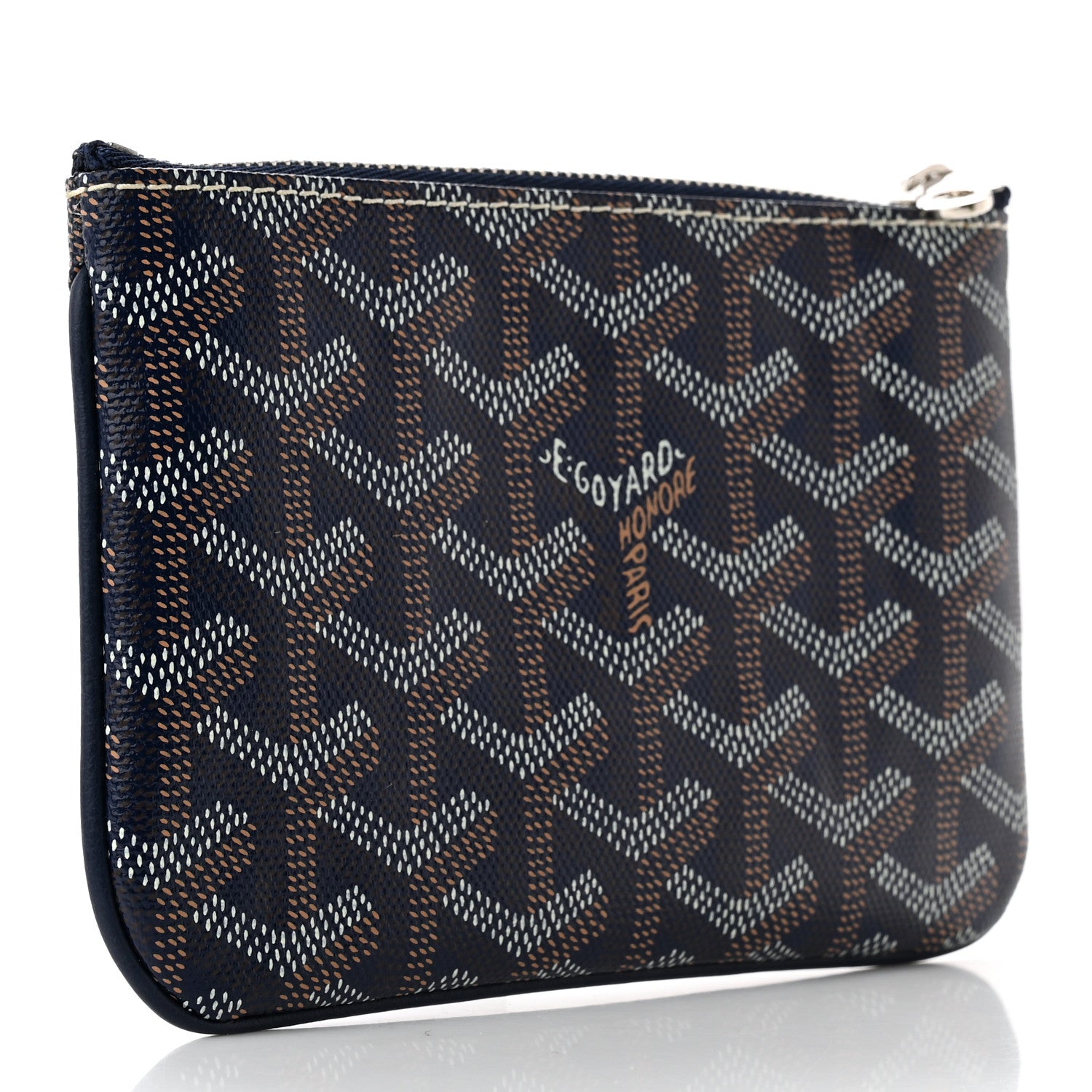 Goyard Goyardine Mini Senat Pochette Navy 3 of 9