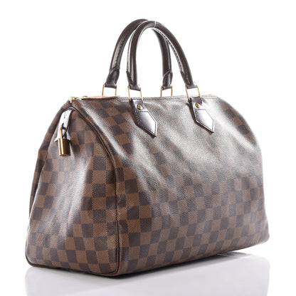 Louis Vuitton Damier Ebene Speedy 30 2 of 12