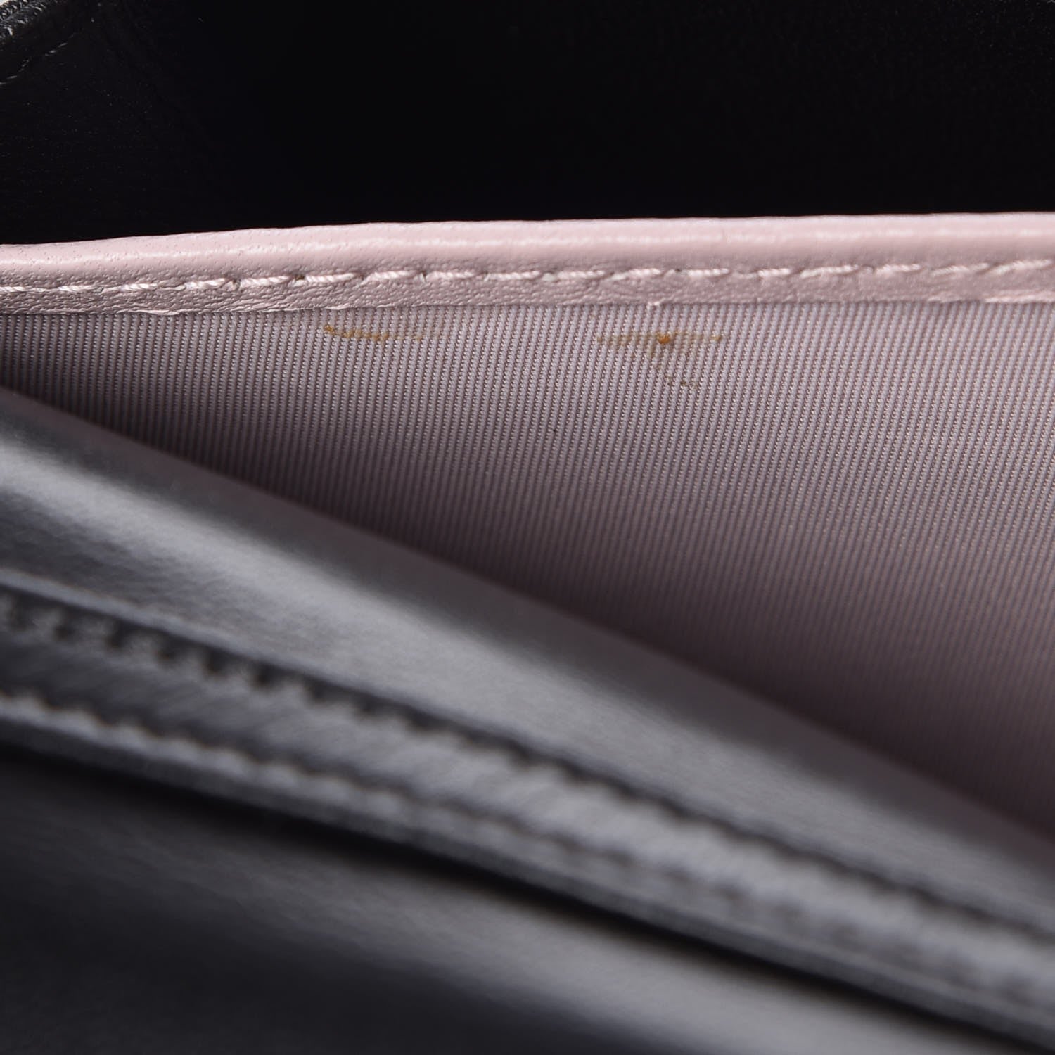 Christian Dior Lambskin Cannage Miss Dior Promenade Pouch Black 9 of 10