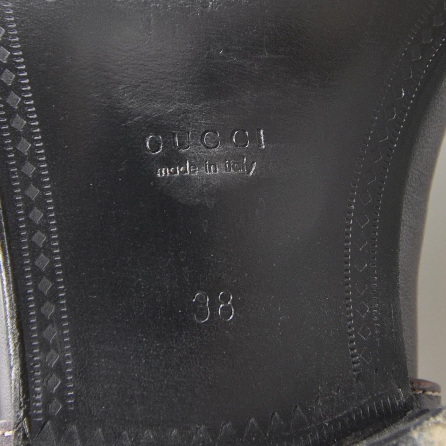 Gucci Leather New Charlotte Riding Boots 8 5 of 6