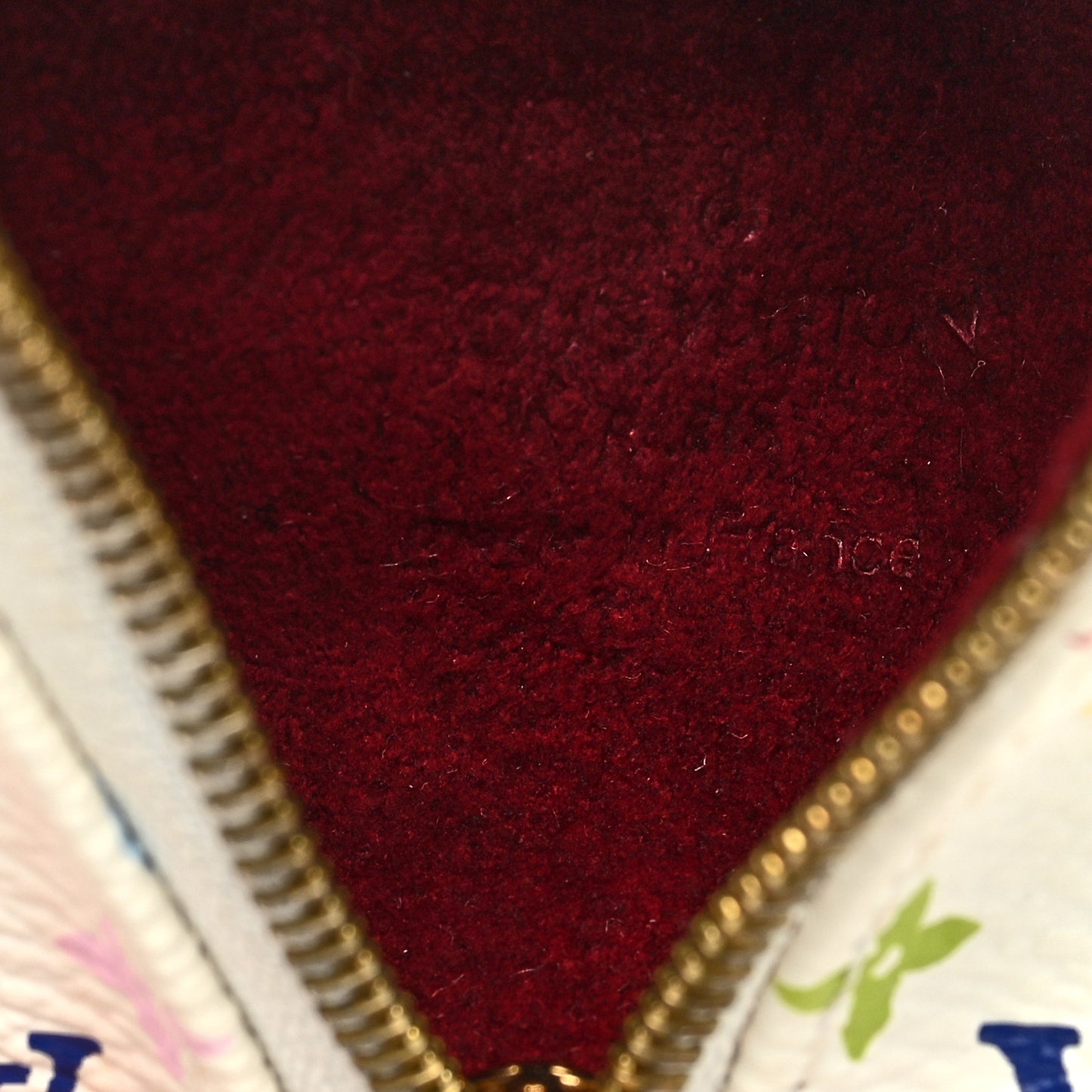LOUIS VUITTON Monogram Multicolor Berlingot Coin Purse White