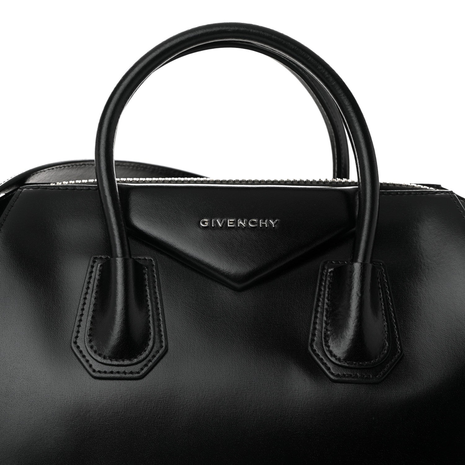 Givenchy Shiny Lord Calfskin Medium Antigona Black 8 of 10