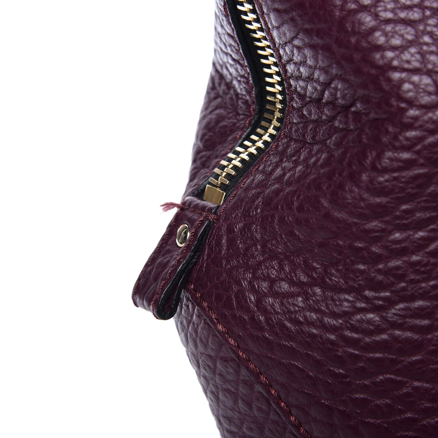 Burberry Heritage Grain Medium Orchard Bowling Bag Damson Magenta 13 of 13