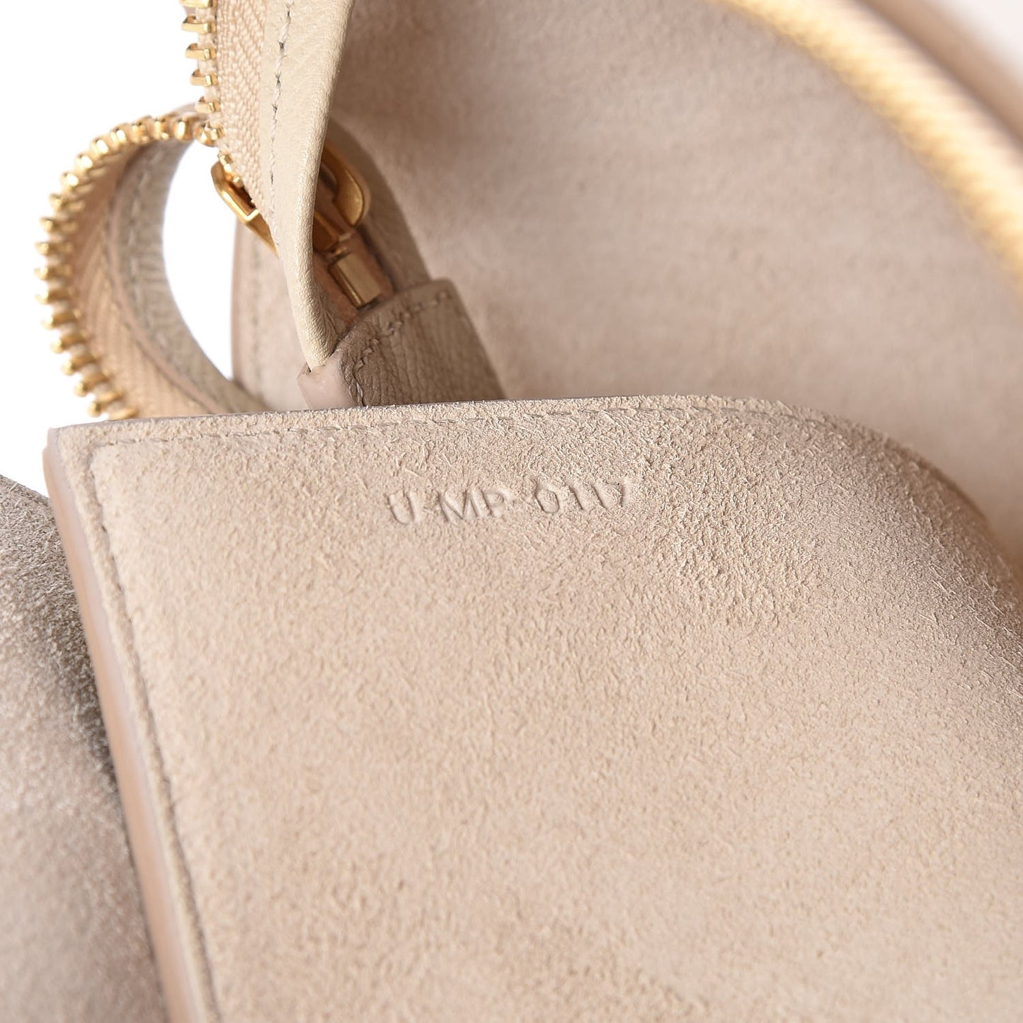 Grained Calfskin Micro Belt Bag Linen