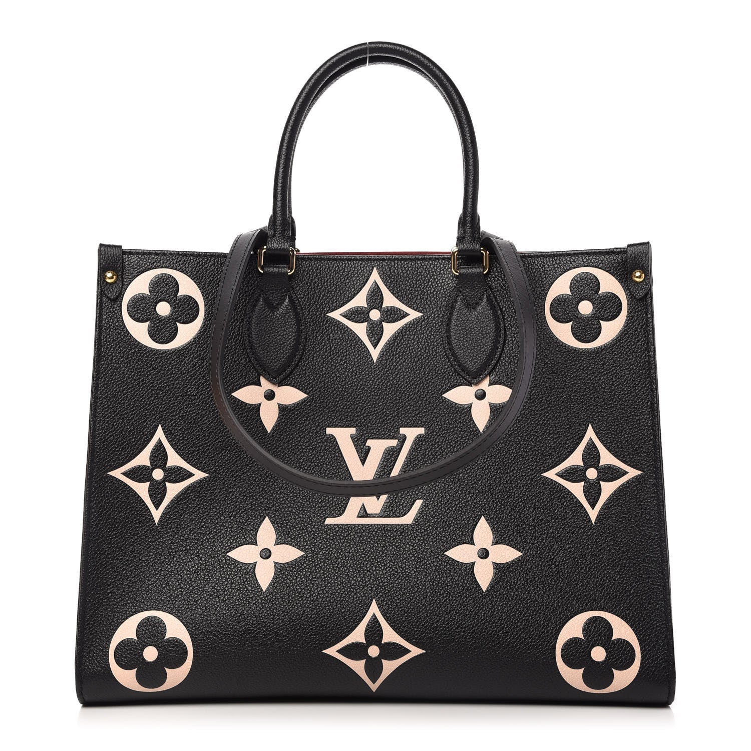 Louis Vuitton Empreinte Monogram Giant Onthego MM Black Beige 1 of 10