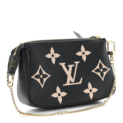 Louis Vuitton Empreinte Monogram Giant Mini Pochette Accessories Black 3 of 10