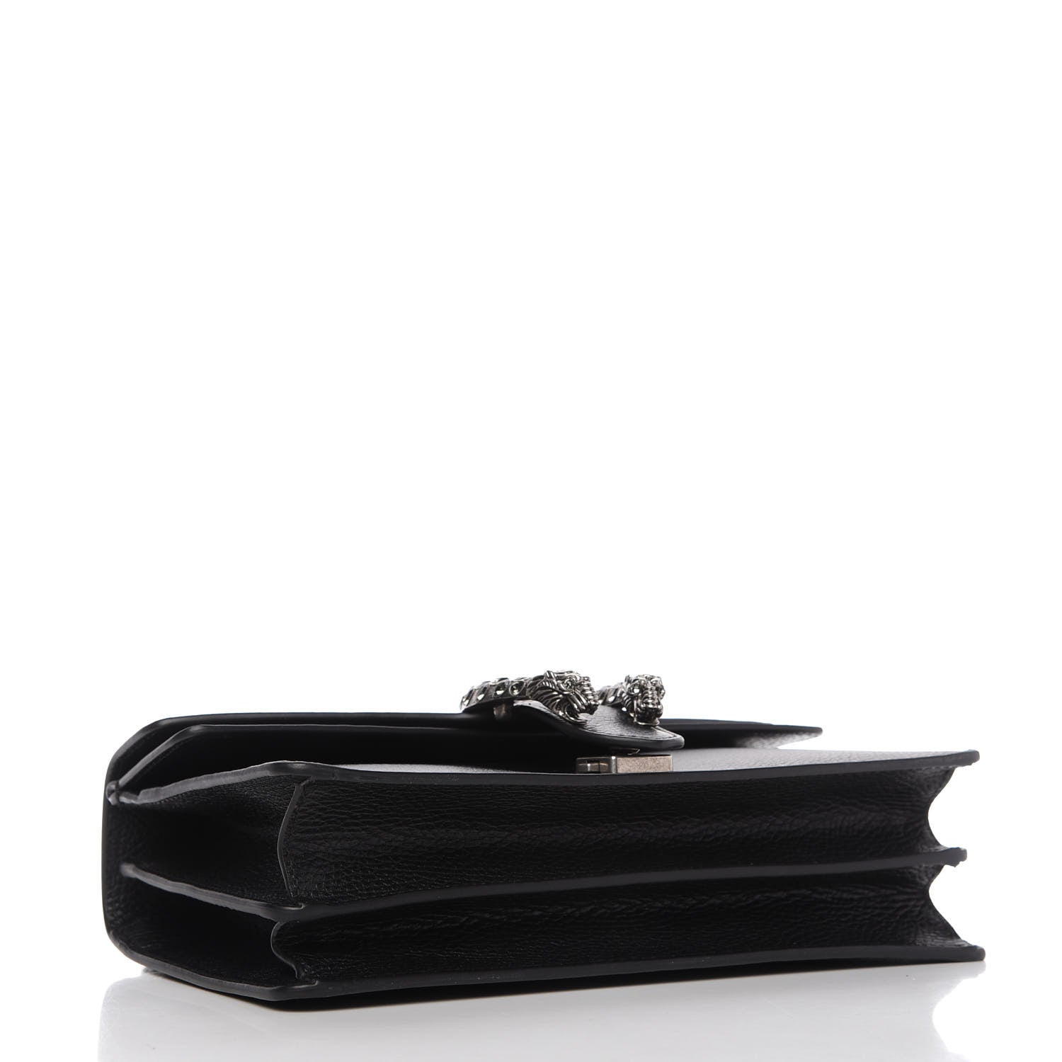 Gucci Pebbled Calfskin Small Dionysus Shoulder Bag Black 4 of 10