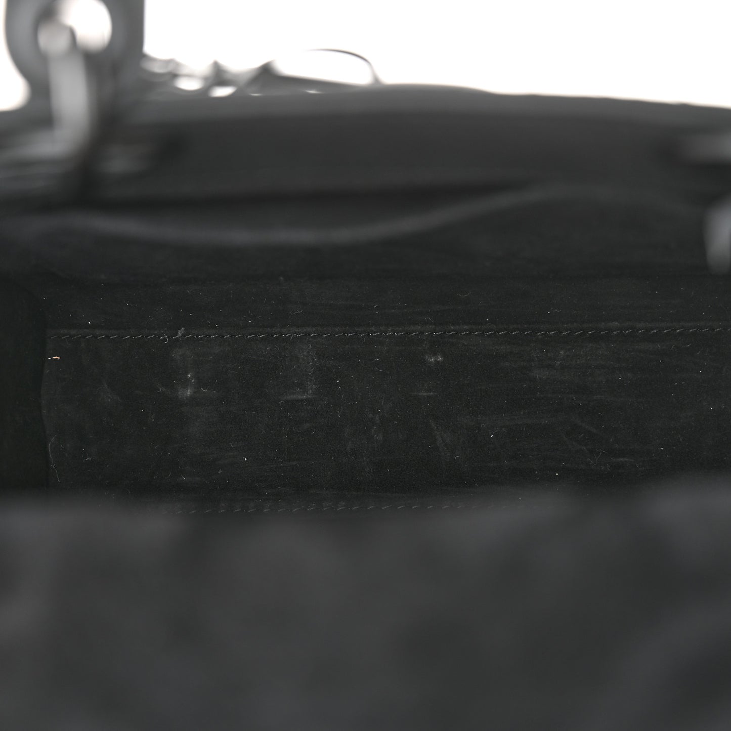 Ultra Matte Calfskin Cannage Small My ABCDior Lady Dior Black