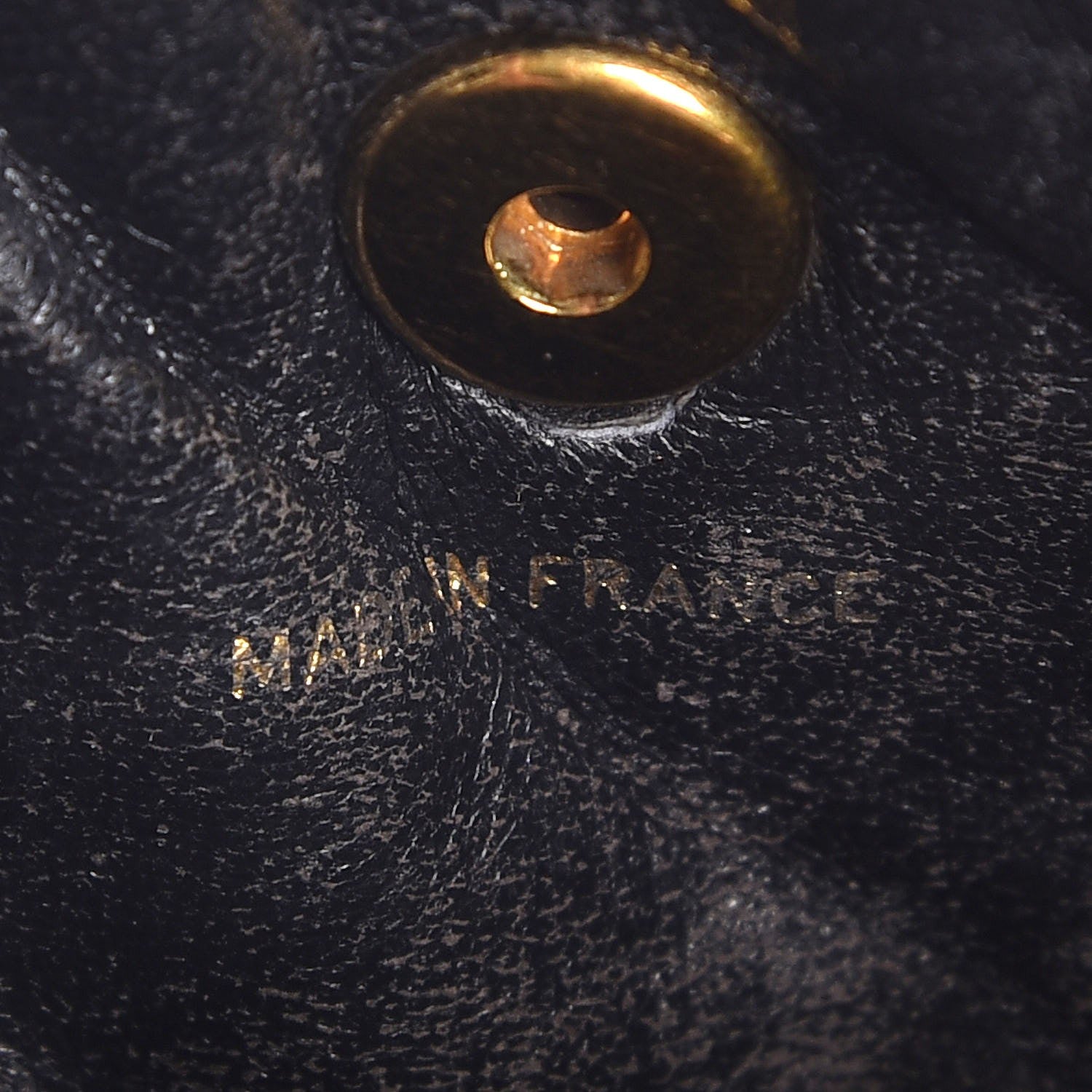 Chanel Lambskin Quilted Drawstring Backpack Black 16 of 19