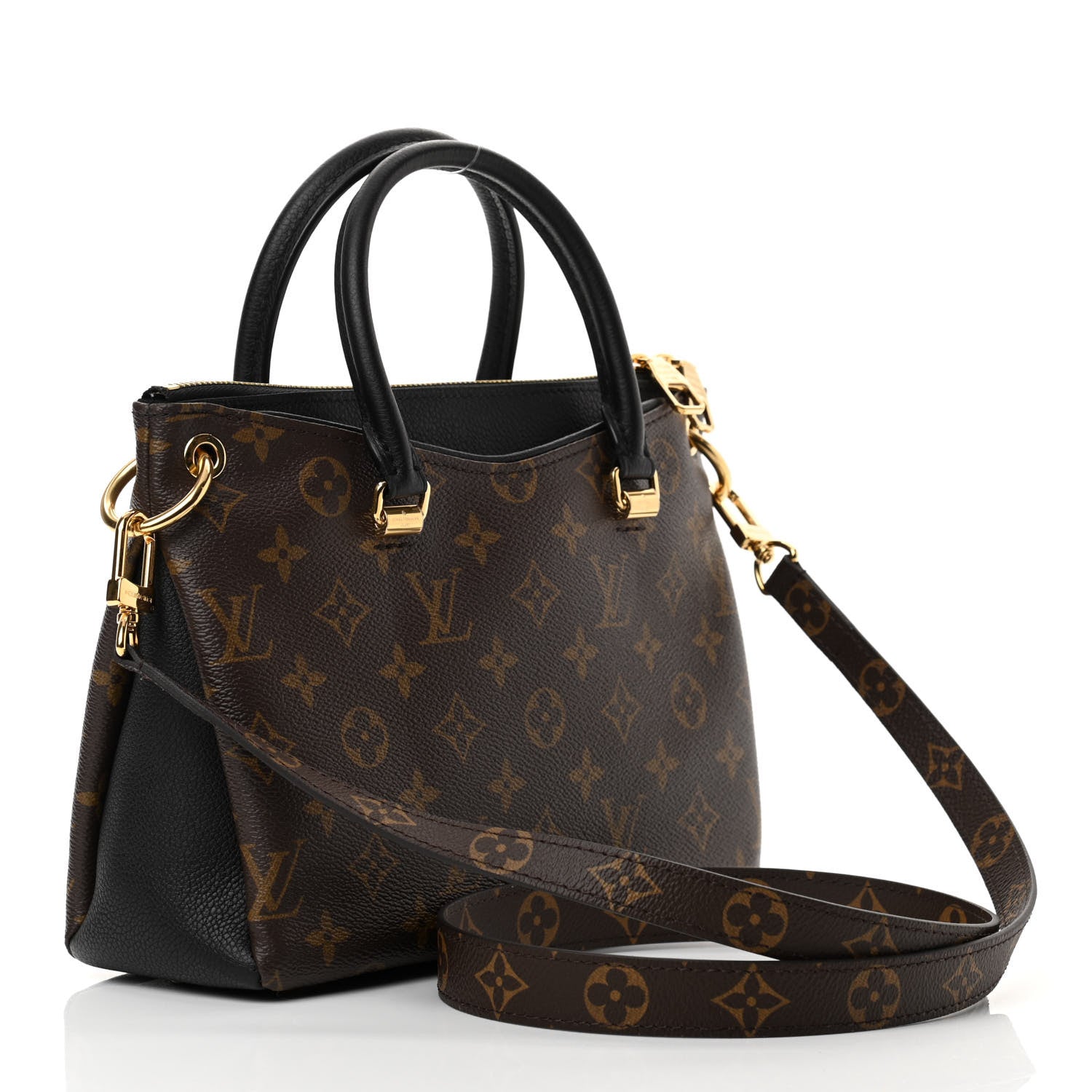 Louis Vuitton Monogram Pallas Full BB Black 3 of 9