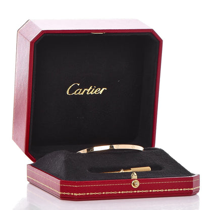 Cartier 18K Yellow Gold Small LOVE Bracelet 17 4 of 4