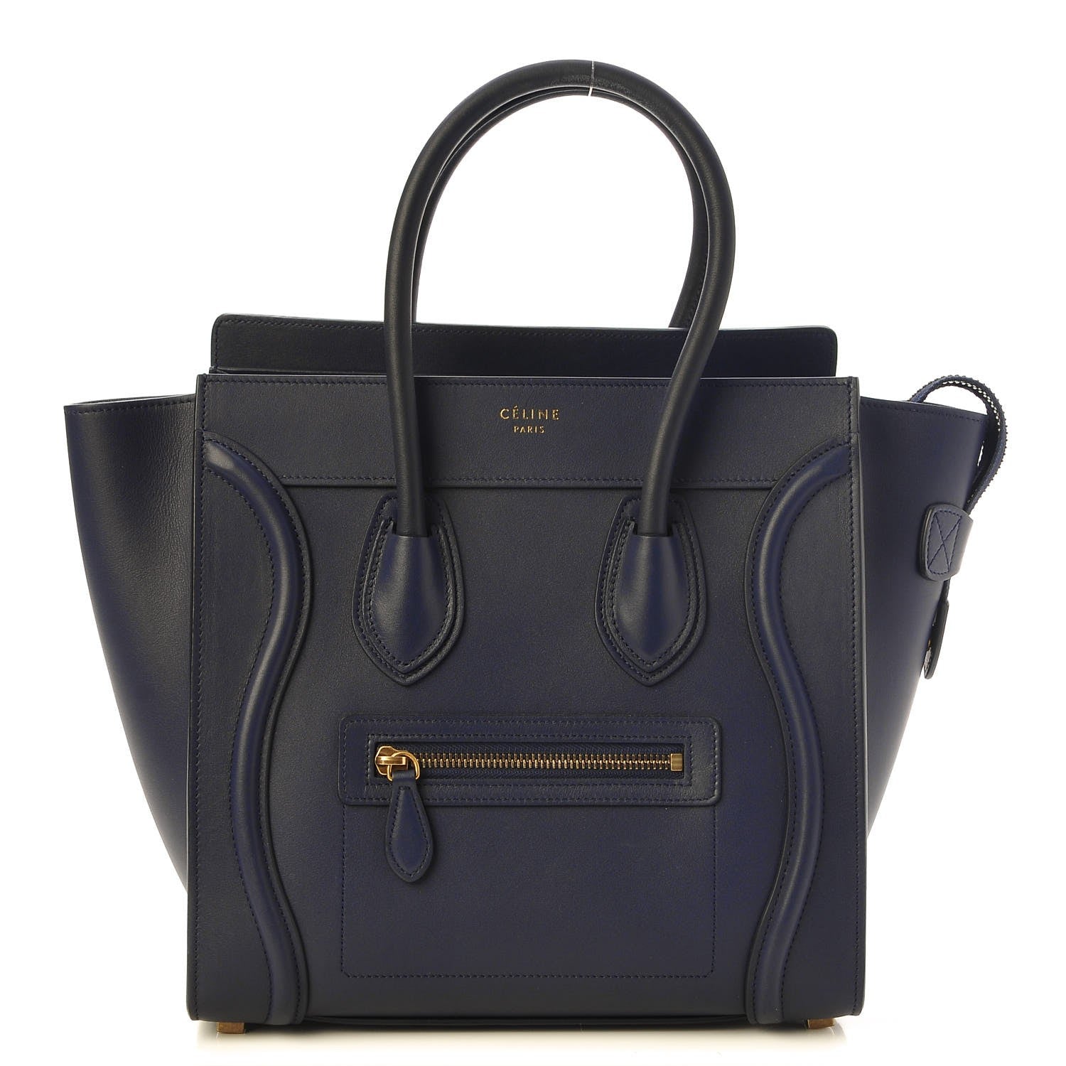 Celine Smooth Calfskin Micro Luggage Ink 1 of 7