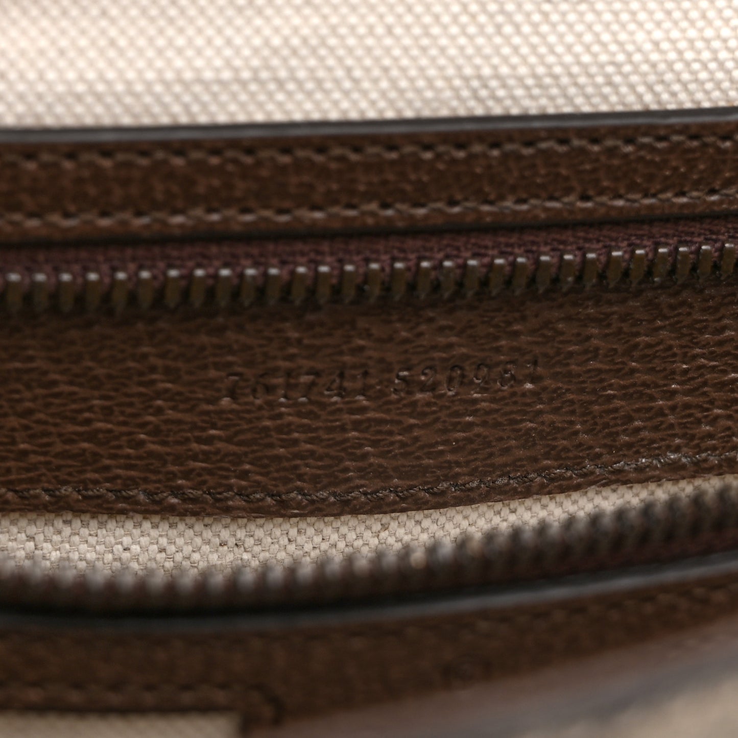 Tender GG Supreme Monogram Textured Dollar Calfskin Medium Ophidia Messenger Bag Beige Ebony New Acero