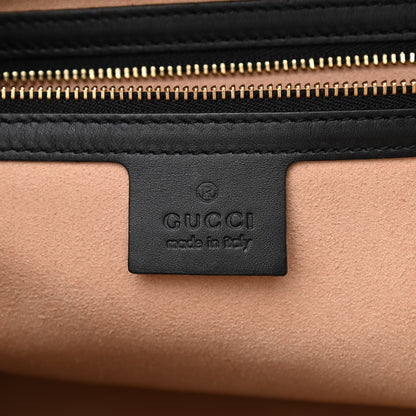 Gucci Suede Patent GG Web Medium Ophidia Tote Bag Black 6 of 10