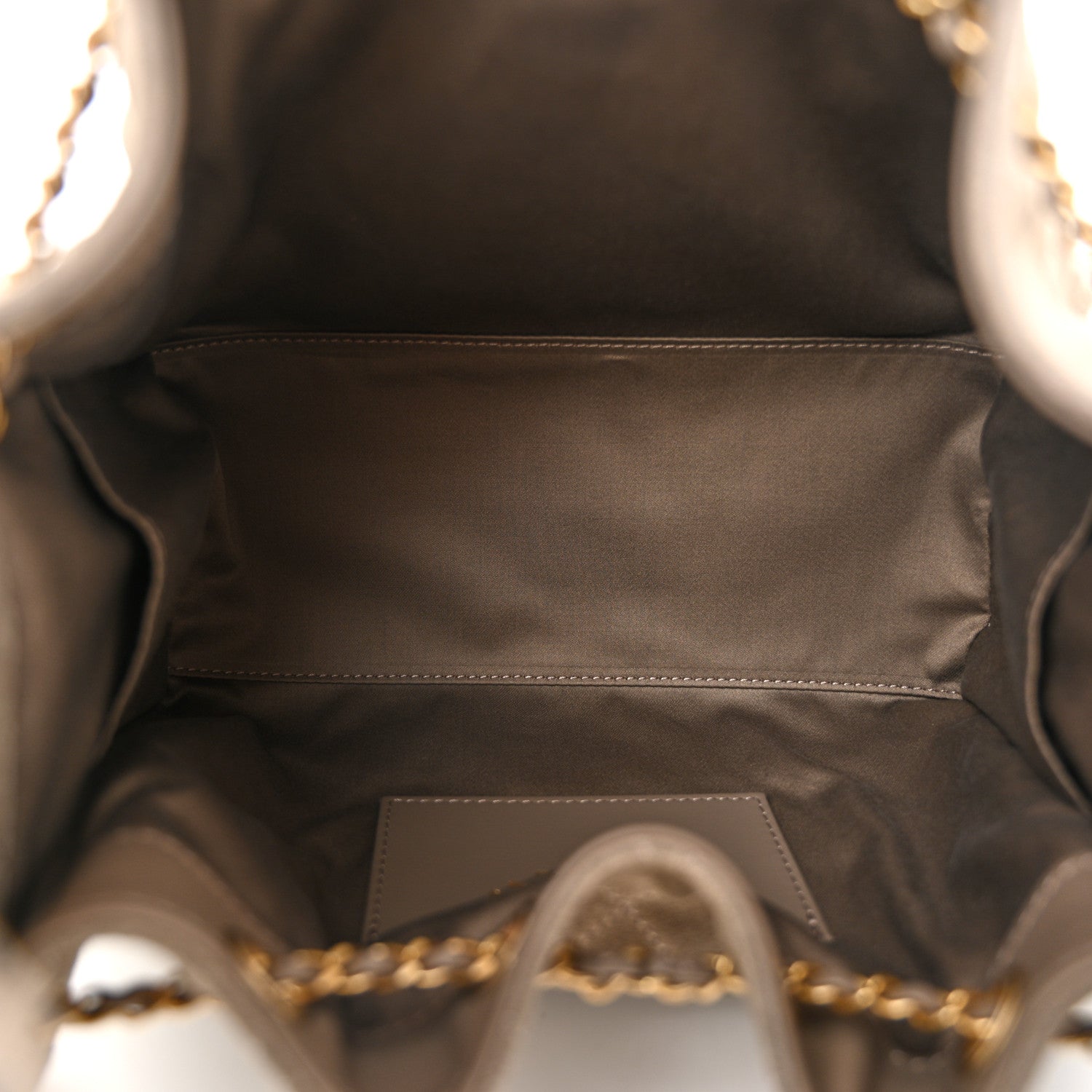 Chanel Suede Quilted Small Chanel 25 Handbag Dark Grey 5 of 10