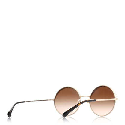 Chanel Pearl Round Sunglasses 4234-H Light Brown 4 of 7
