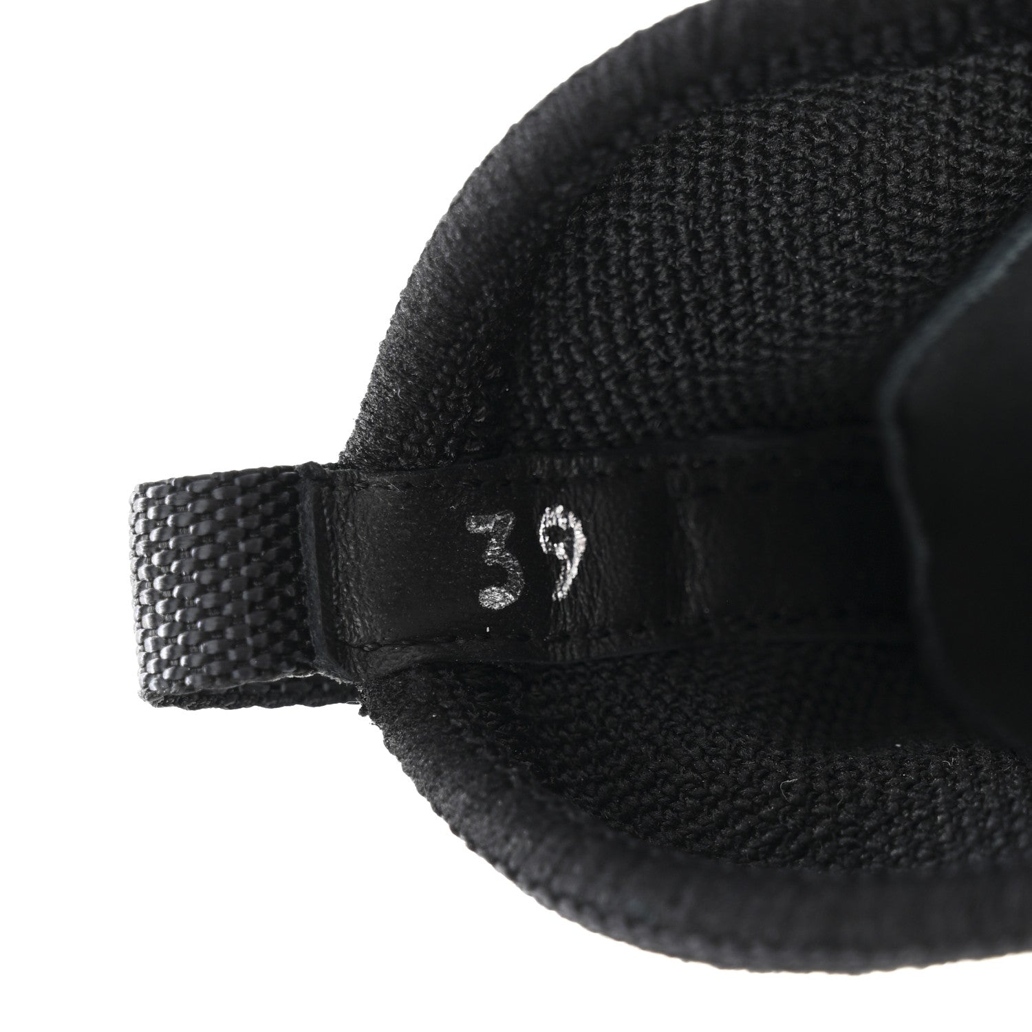 Prada Knit Fabric Logo Womens Sneakers 39 Black Pink 7 of 8