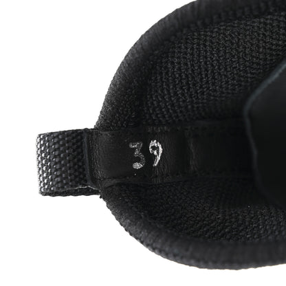 Prada Knit Fabric Logo Womens Sneakers 39 Black Pink 7 of 8