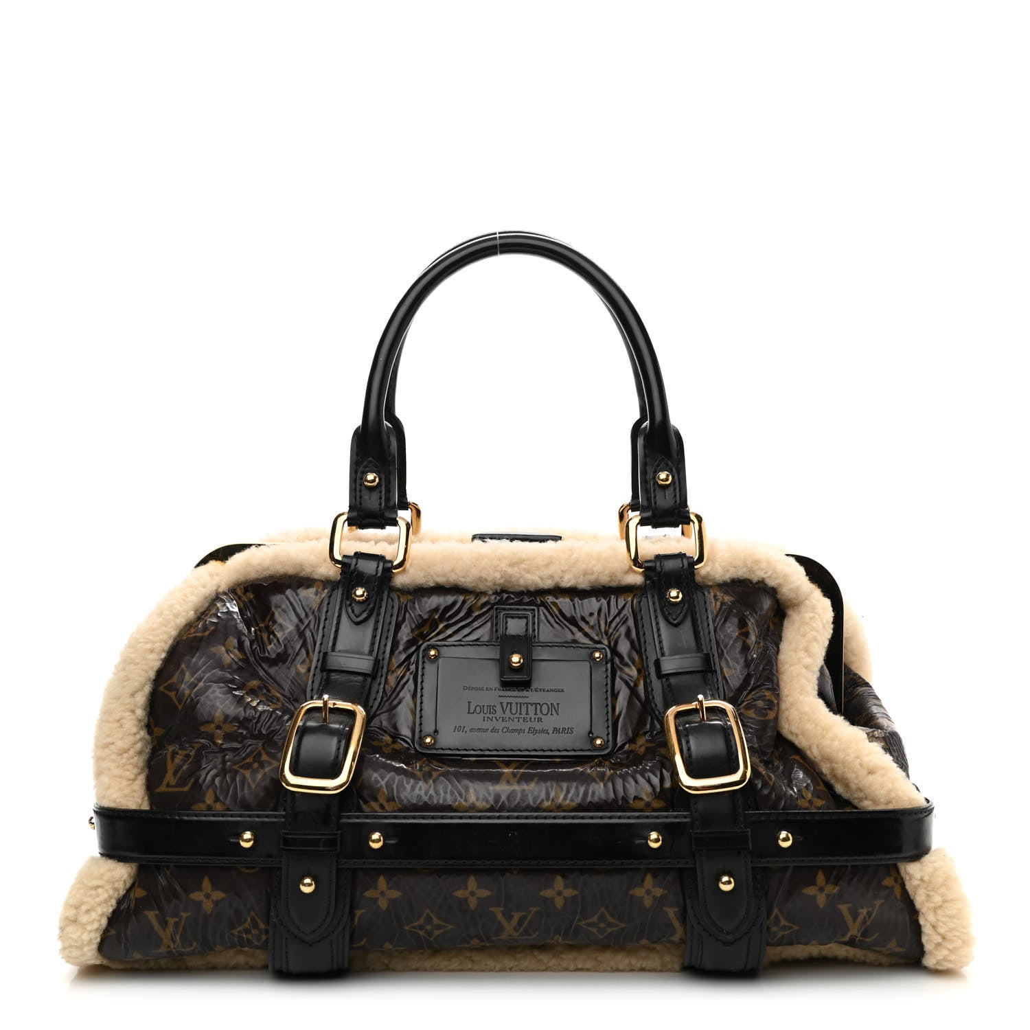 Louis Vuitton Monogram Shearling Storm Bag 1 of 8