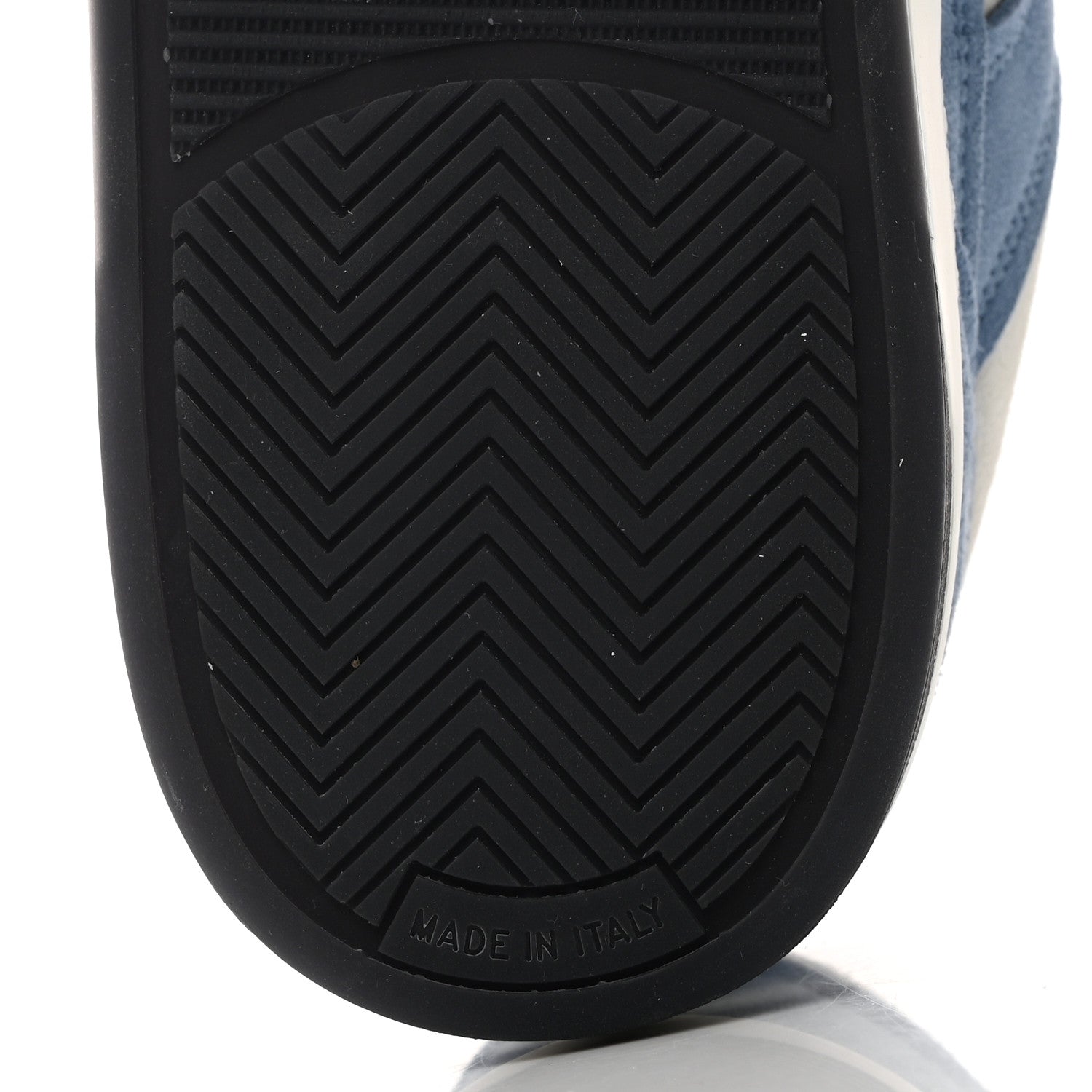 Chanel Suede Kidskin Womens CC Sneakers 40 White Blue 8 of 8