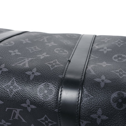 Louis Vuitton Monogram Eclipse Keepall Bandouliere 55 10 of 10