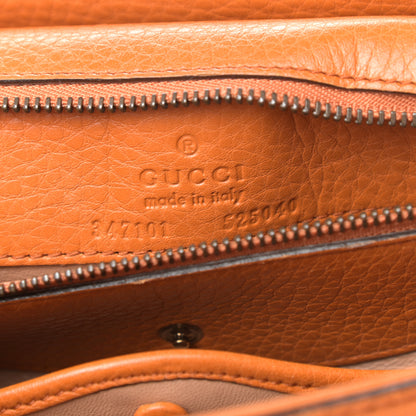Gucci Calfskin Medium Nouveau Fringe Shoulder Bag Orange 6 of 9