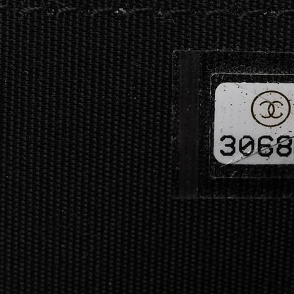Chanel Calfskin Quilted Mini Maxi Pearls Wallet On Chain WOC Black 8 of 13