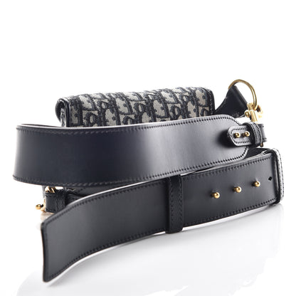 Christian Dior Oblique Crossbody Navy Blue 3 of 11