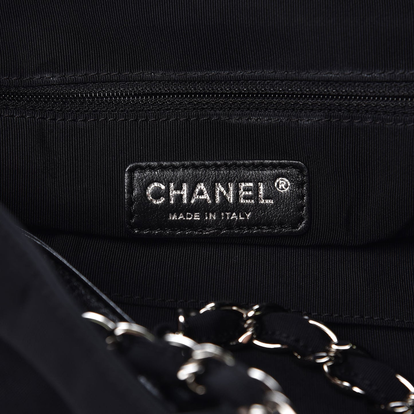 Vinyl Spirit Drawstring Tote Black