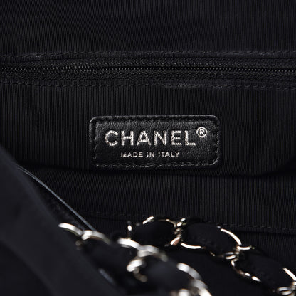 Chanel Vinyl Spirit Drawstring Tote Black 6 of 11