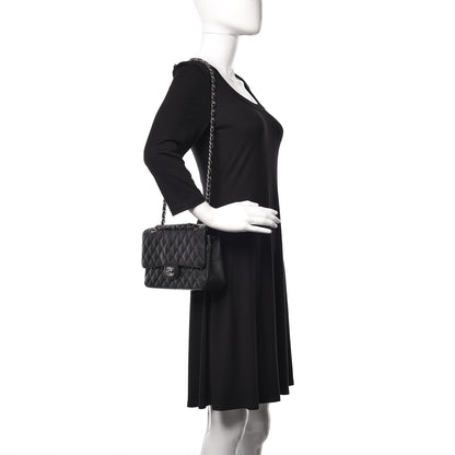 Chanel Caviar Quilted Medium Double Flap Black 3 of 15