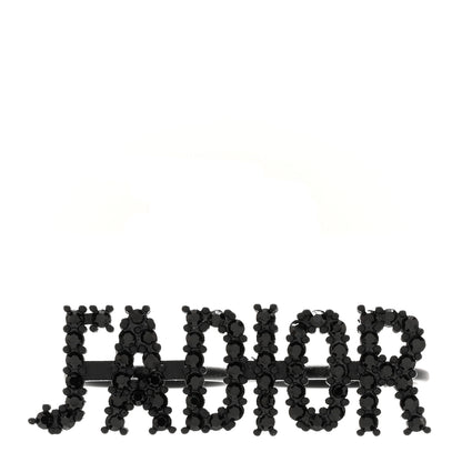 Christian Dior Crystal J'Adior Double Ring M Black 1 of 5
