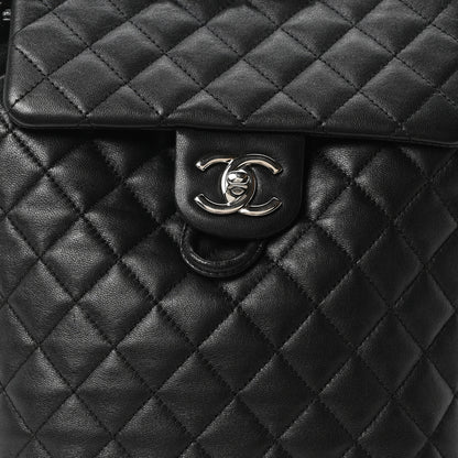 Chanel Calfskin Quilted Small Urban Spirit Backpack Black 7 of 10
