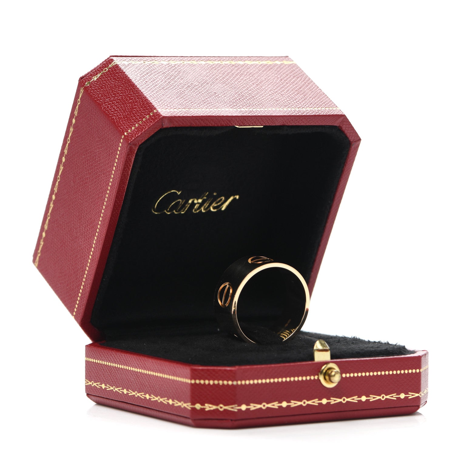 Cartier 18K Yellow Gold 11mm LOVE Ring 67 11.75 6 of 6