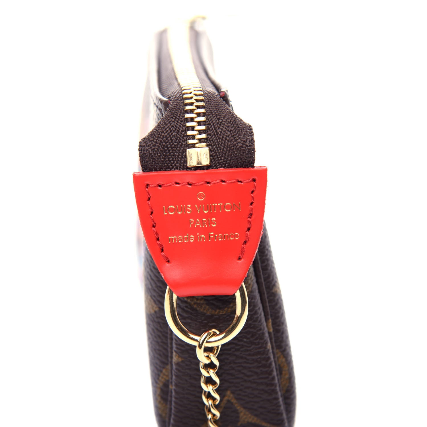 Louis Vuitton Monogram 2020 Christmas Animation Bumper Cars Mini Pochette Accessories Coquelicot 9 of 11