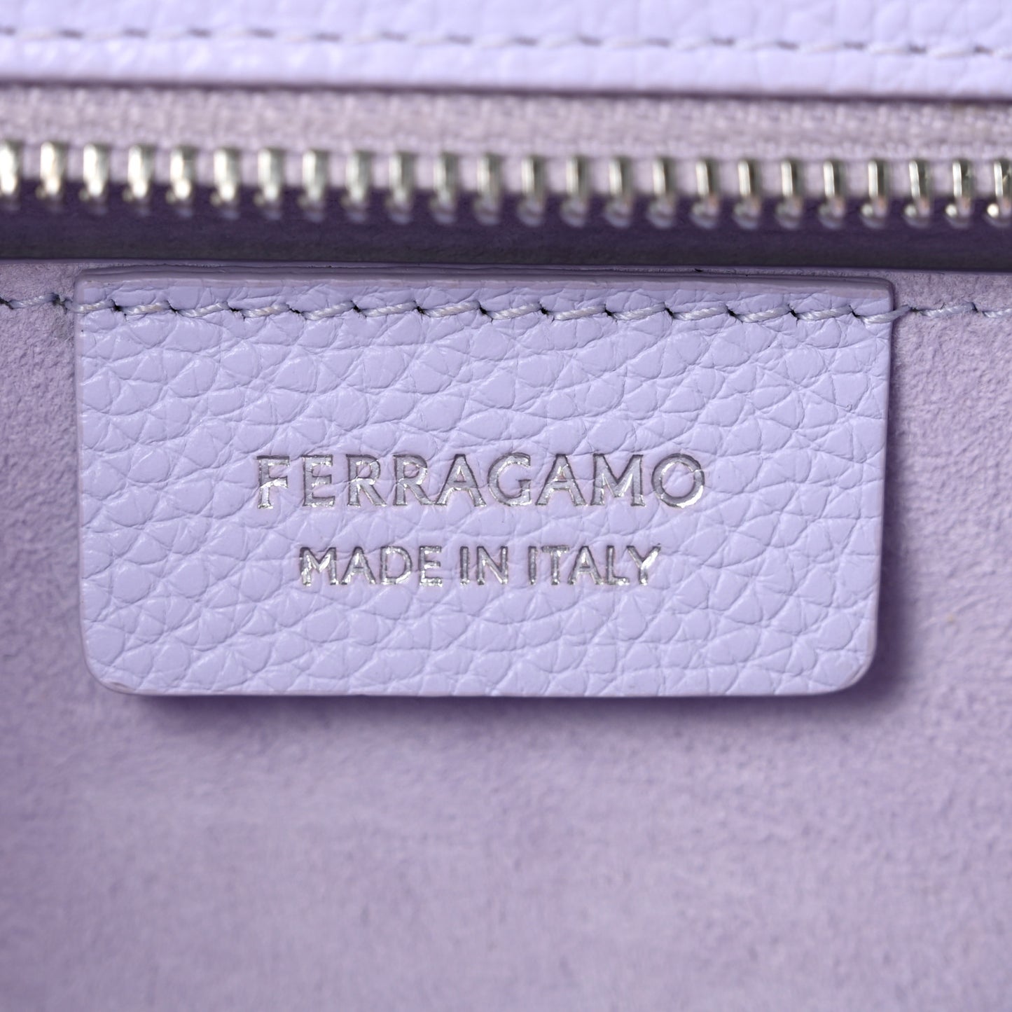 Hammered Calfskin Small Firenze East West Tote Bag New Lavander