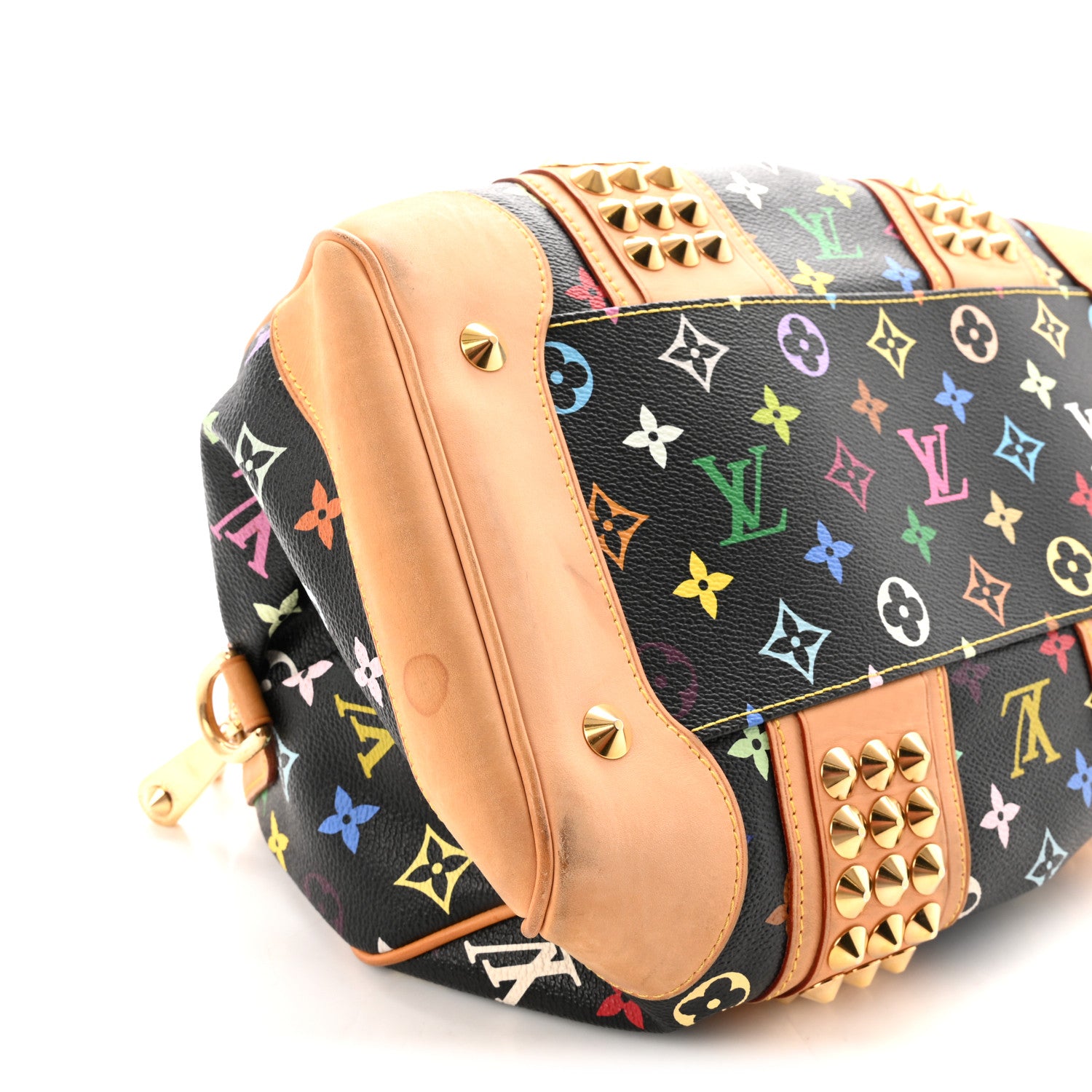 Louis Vuitton Monogram Multicolor Courtney MM Black 8 of 9