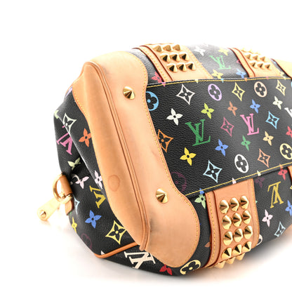 Louis Vuitton Monogram Multicolor Courtney MM Black 8 of 9