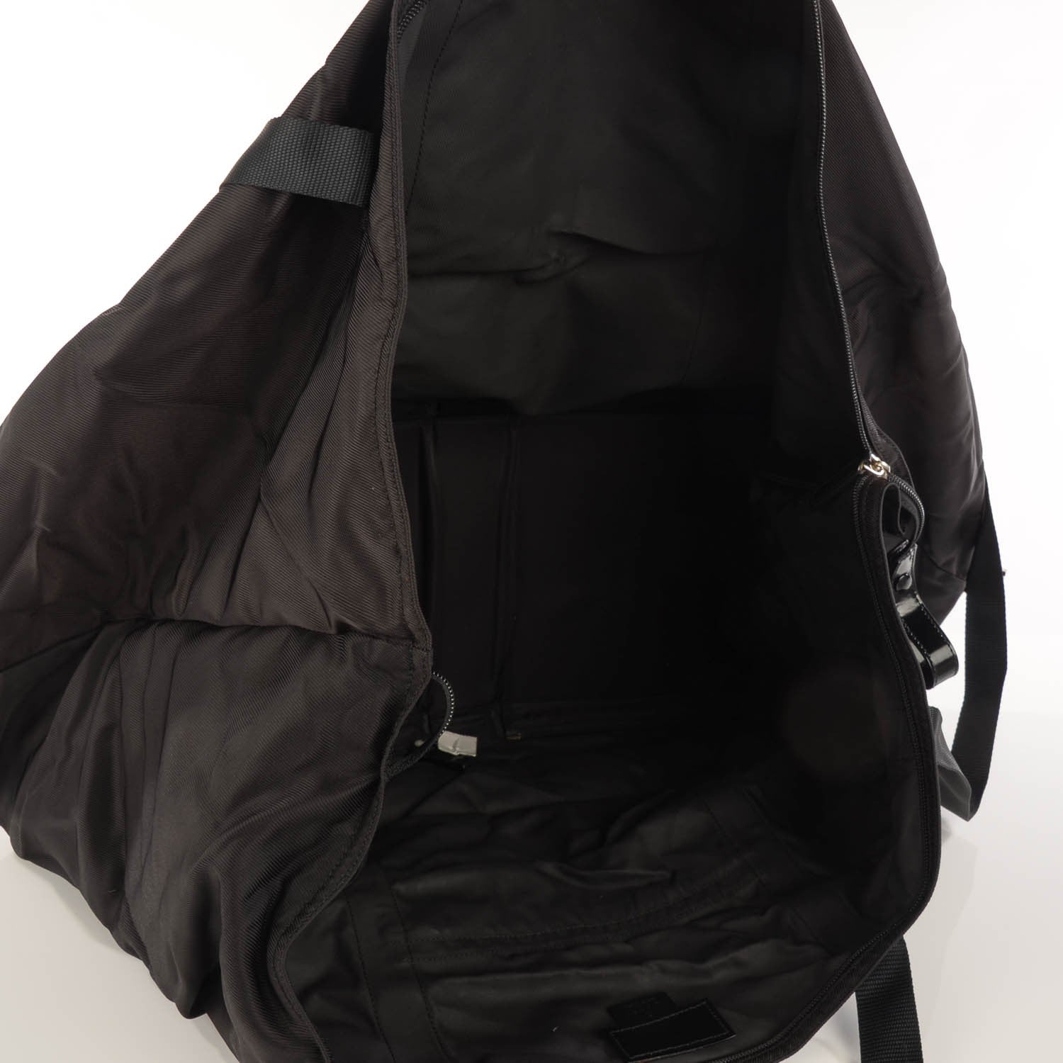 Gucci Nylon Large Collapsible Travel Tote Black 5 of 8