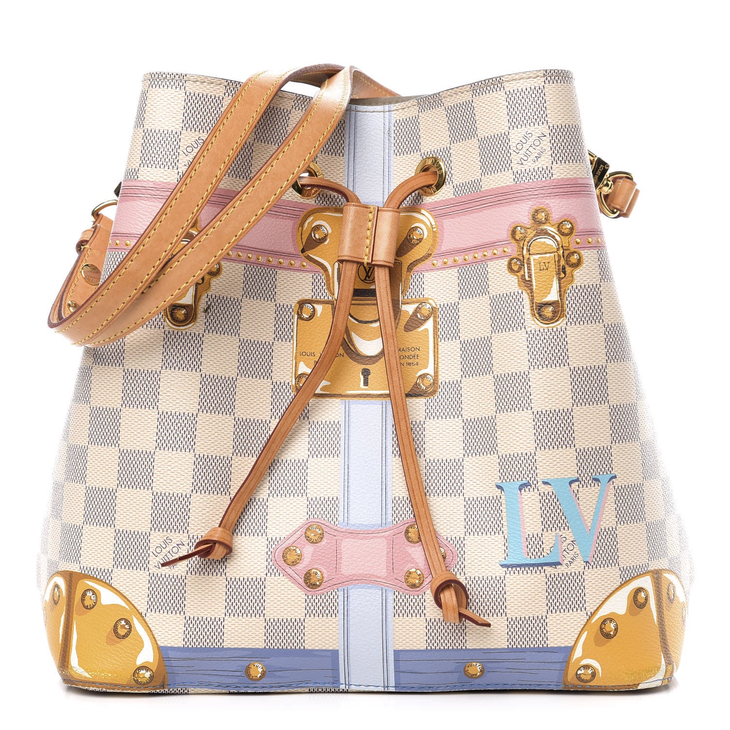 Louis Vuitton Damier Azur Summer Trunks Neonoe 1 of 9