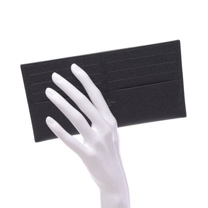 Louis Vuitton Calfskin Felicie Chain Wallet Card Holder Insert Black 2 of 6