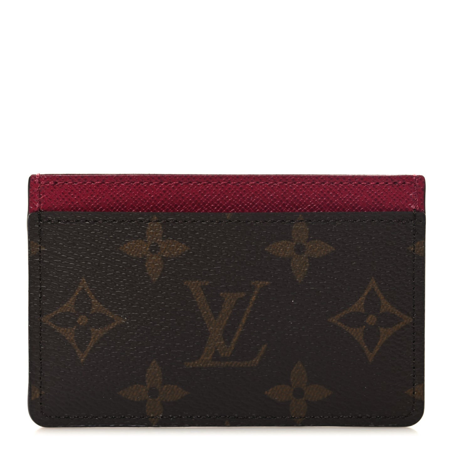 Monogram Card Holder Fuchsia