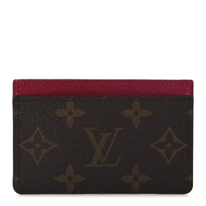Louis Vuitton Monogram Card Holder Fuchsia 1 of 7