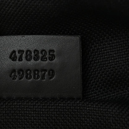 Gucci GG Supreme Monogram Web Belt Bag Black Grey 7 of 12