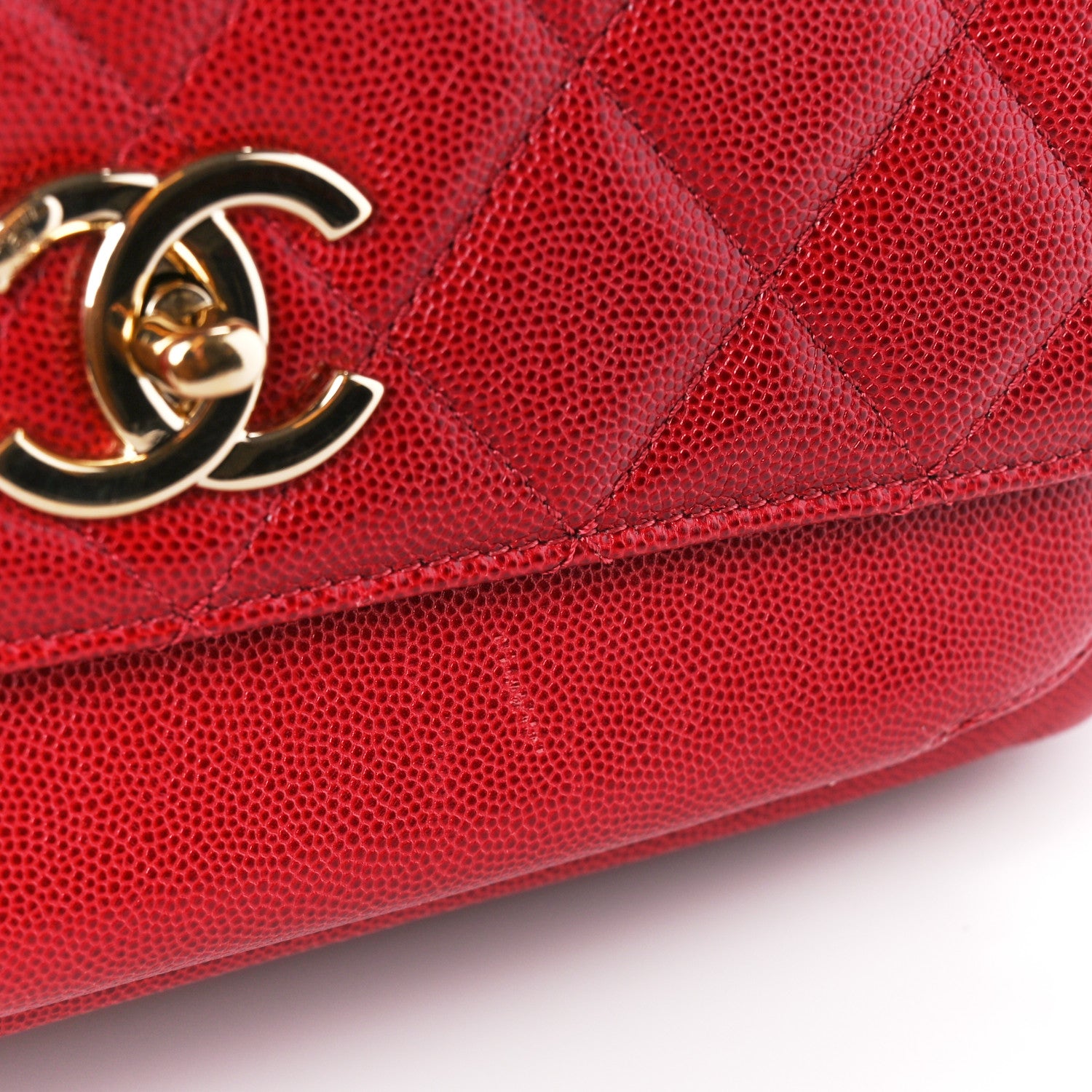 Chanel Caviar Quilted Large Business Affinity Flap Red 12 of 15