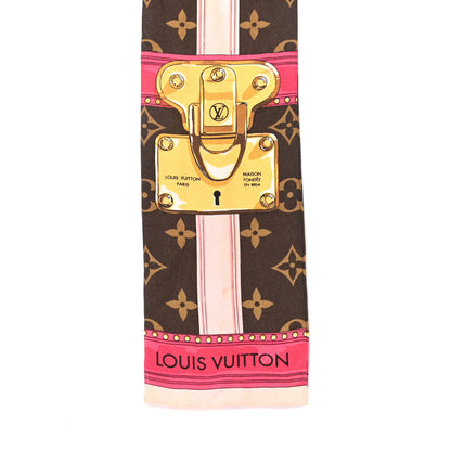 Louis Vuitton Silk Monogram Summer Trunks Bandeau Brown 3 of 10