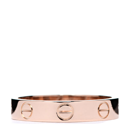 Cartier 18K Pink Gold 3.5mm LOVE Wedding Band Ring 52 6 1 of 4