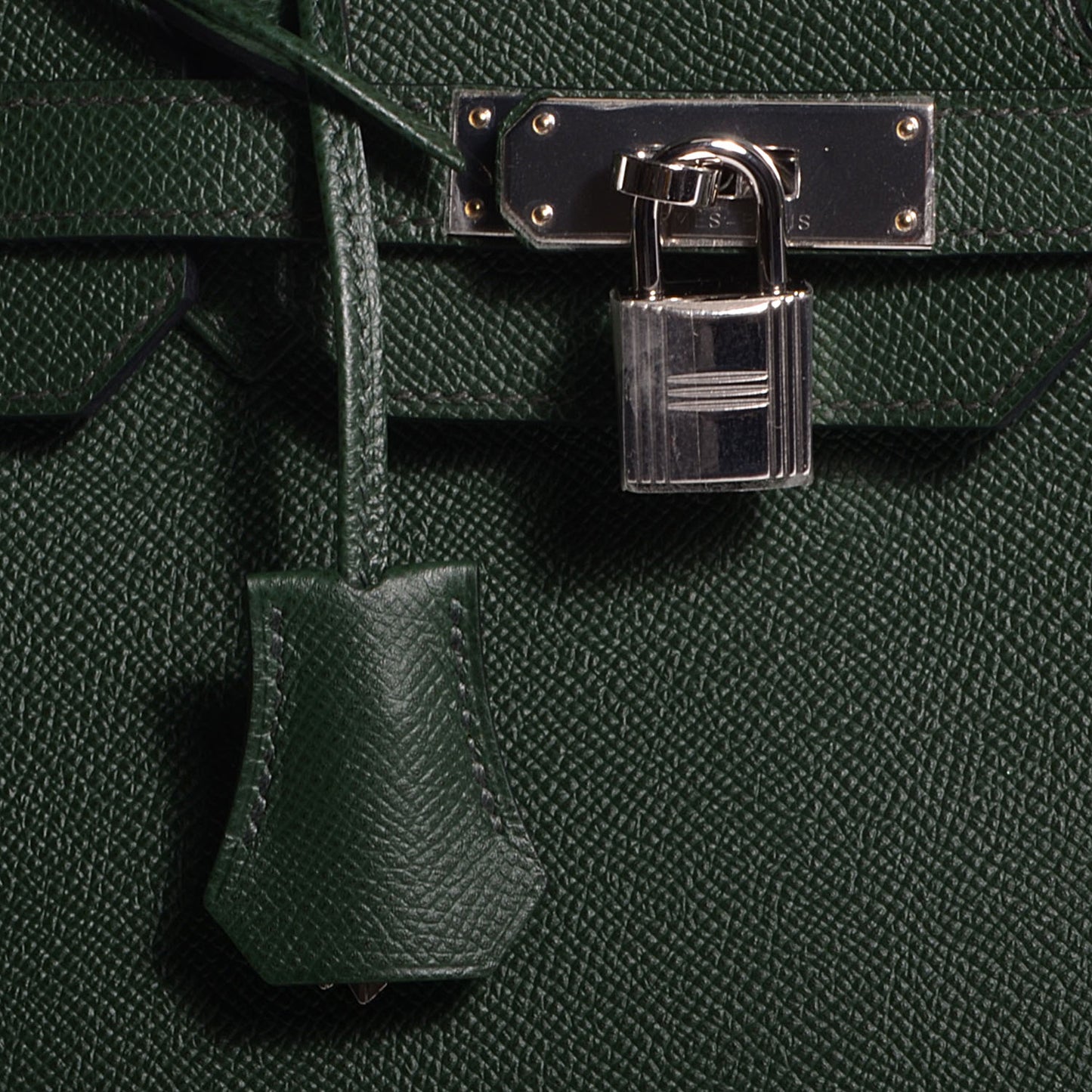 Epsom Birkin 35 Vert Anglais
