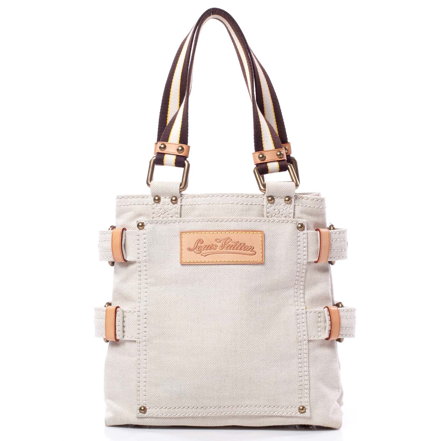 Louis Vuitton Toile Globe Shopper Cabas PM Red 4 of 10